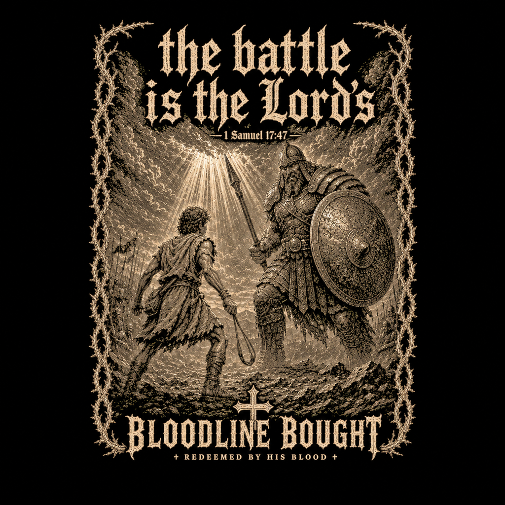 The Battle Is the Lord’s - 1 Samuel 17:47 T-Shirt
